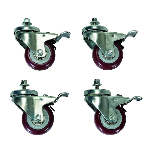 Vestil PAIL LID CLOSING PRESS - CASTER KIT, PK4 PLC-CK - main